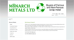 Desktop Screenshot of monarchmetals.co.uk